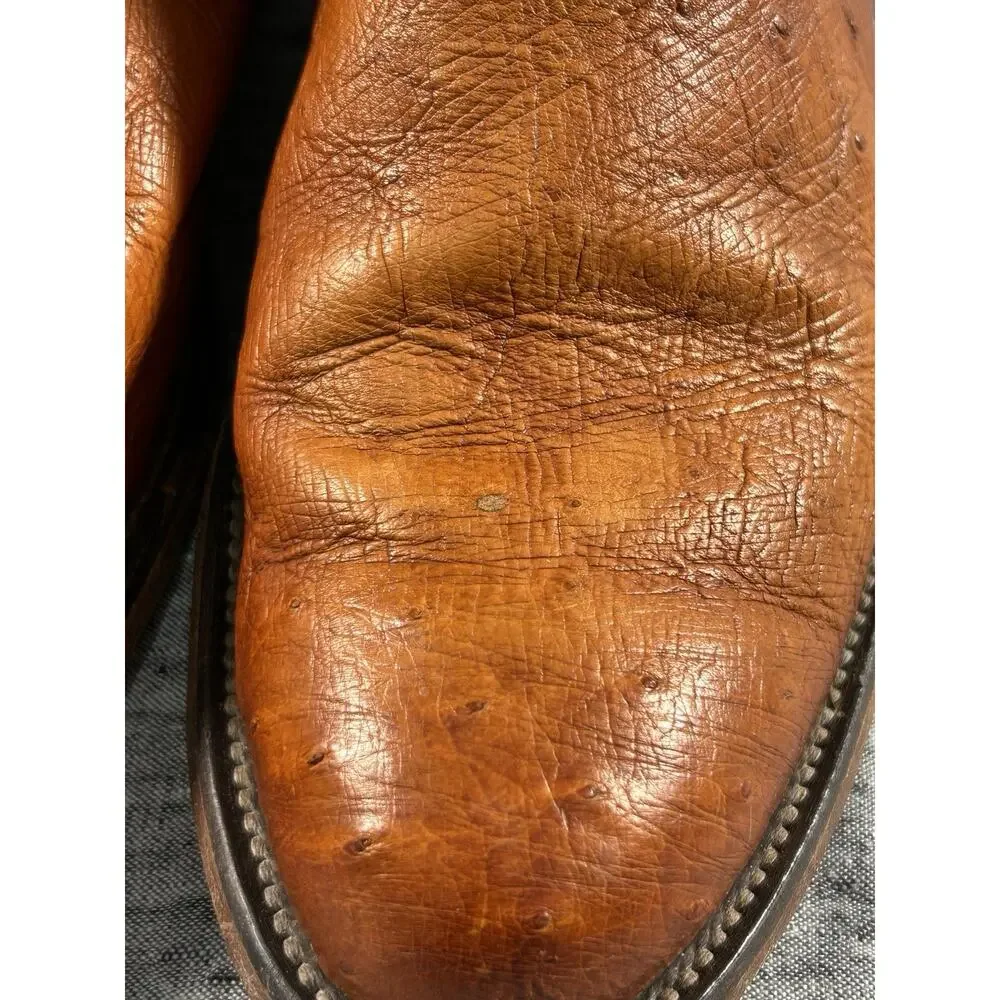 Lucchese Sunset Exotic Cowboy Boots Mens 11.5 2E Leather Western Made in USA